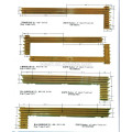 Escalator step demarcation/escalator parts